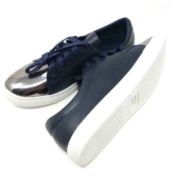 Women's Fashion Lace Up Walking Shoes, SN-2810, Navy, Size 7 - Picture 3 of 6